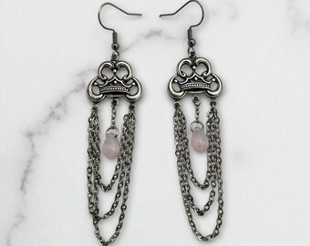 Fancy Chandelier Earrings, Special Occasion Jewelry, Art Deco Earrings