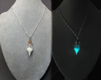 Fairy Dust Necklace: Glow In The Dark Fantasy Jewelry