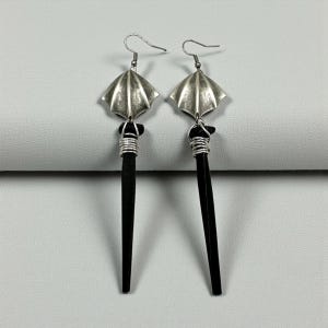 Coffin Nail Dangle Earrings: Gothic Vampire Jewelry image 14