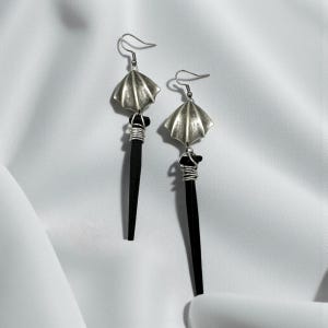 Coffin Nail Dangle Earrings: Gothic Vampire Jewelry image 15