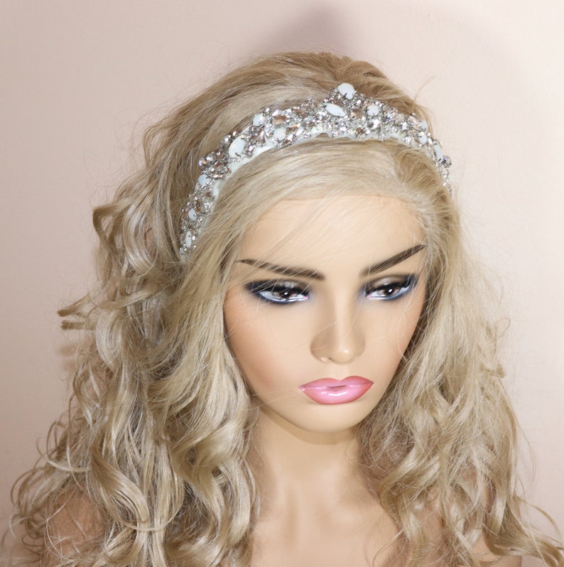 Wedding Headband SL30022 wedding headpiece Crystal Wedding Headband Wedding Hair Vine Crystal Headpiece