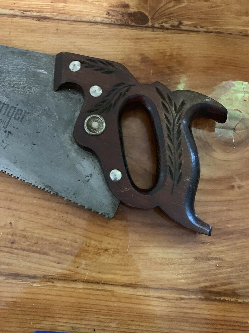 Vintage Disston U.S.A. Keystone Challenger K6 1/2 Hand Saw 10 Etsy