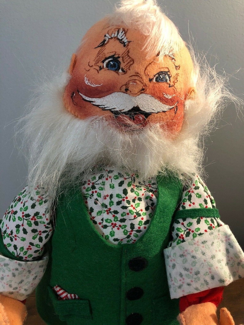 1990 Annalee Doll 18 Santa Claus Christmas Doll Made In USA Etsy