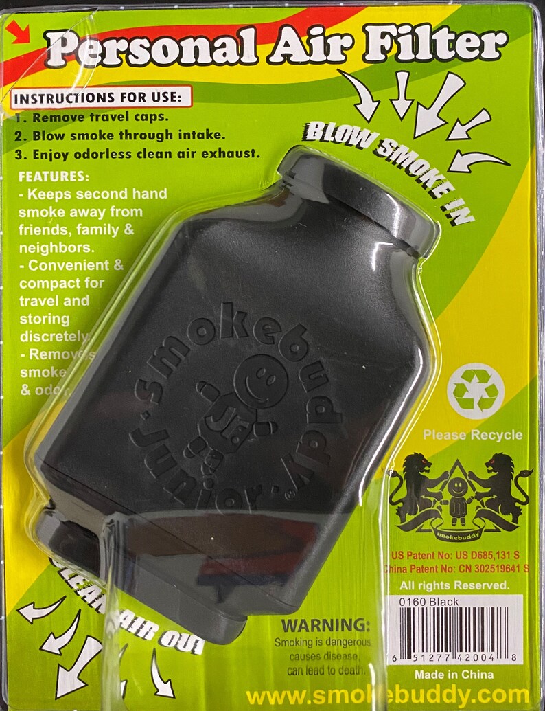 Smokebuddy Personal Air Filter for Smokers and Stoners Original Etsy