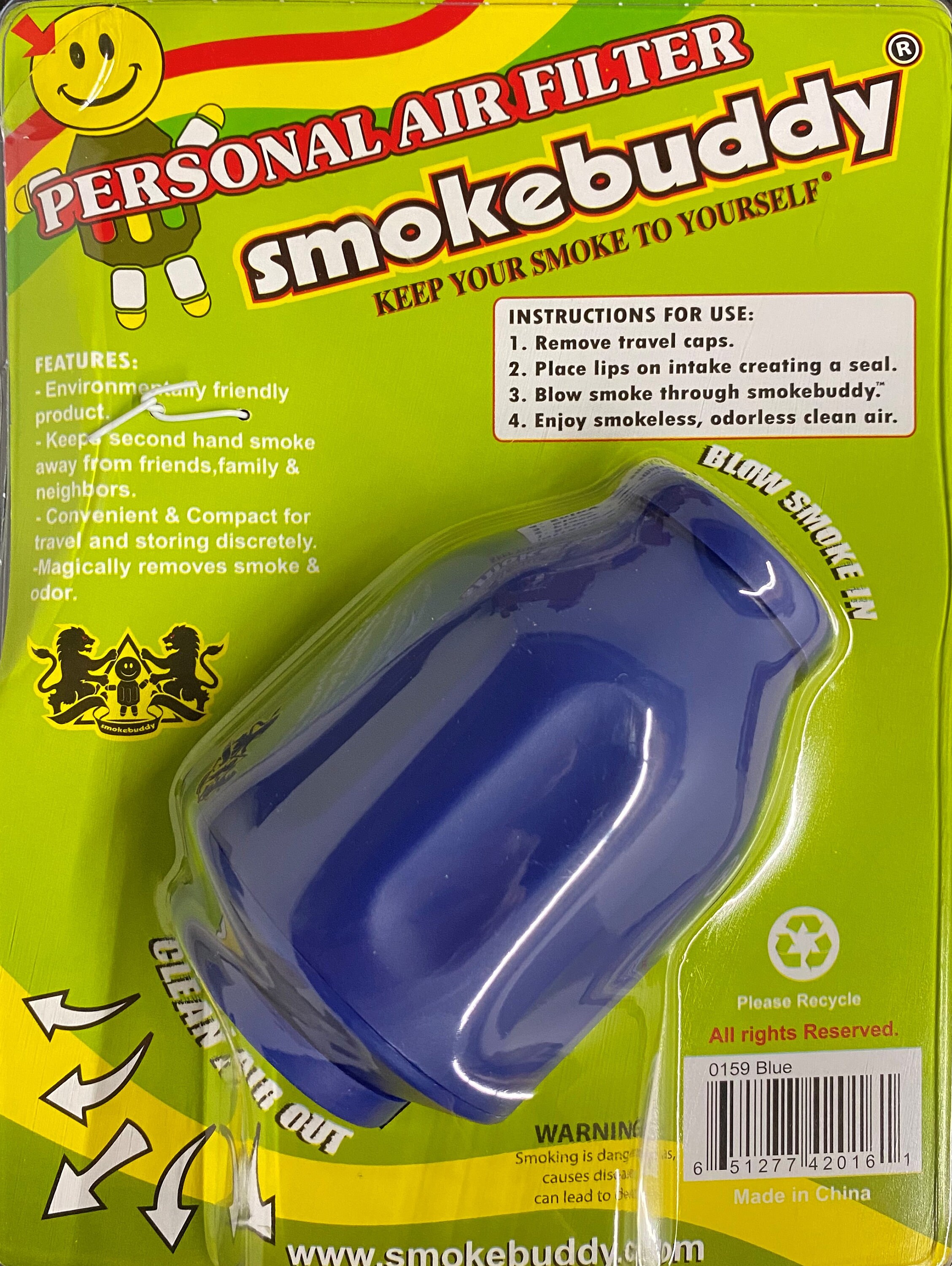 Smokebuddy Personal Air Filter for Smokers and Stoners Original Etsy