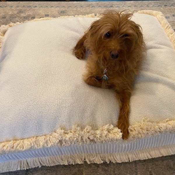 Fringe Dog Bed Etsy