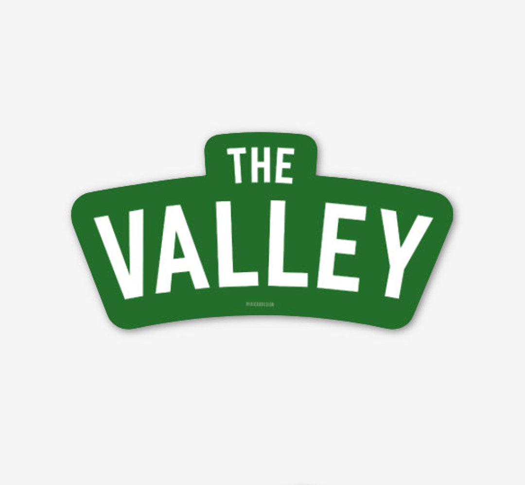Valley Signs Sticker The Valley Sticker - Etsy