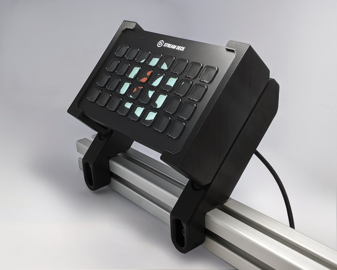 Universal Stream Deck XL Mount for Extruded Aluminum Profile Etsy Canada