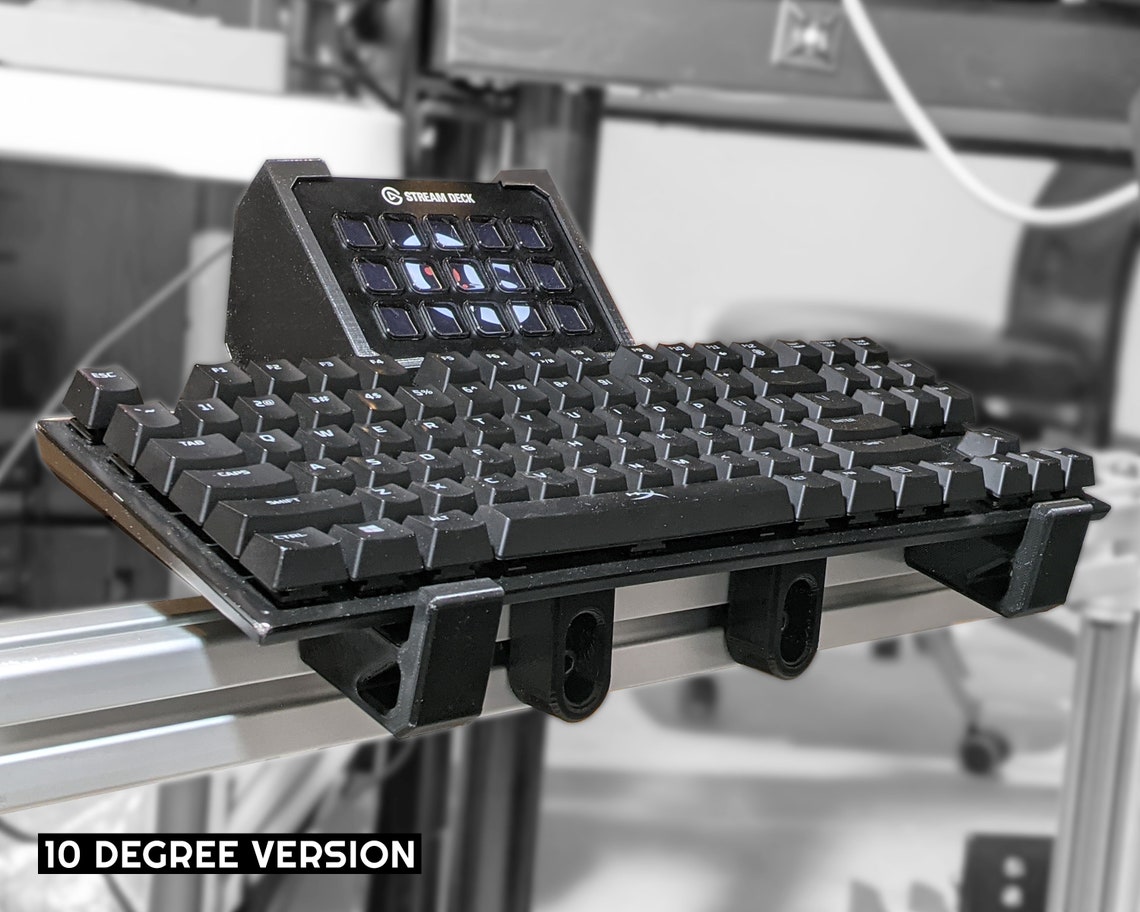 Universal Stream Deck Keyboard Holder Combo for Extruded Etsy