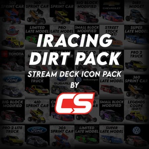 iRacing Dirt Folder Icon Pack - Sim Racing Stream Deck Icon Pack