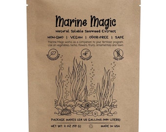 Marine Magic Organic Seaweed Extract Garden Fertilizer, Plant Growth Aid