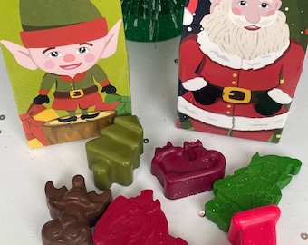 Christmas Crayon Boxes, Christmas Crayons, Stocking Fillers, Christmas Eve Box, Santa Boxes, Kids Stocking Fillers, Crayon Gifts, Elf Boxes
