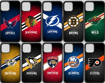 US Hockey Nhl Team Phone Case for iPhone 15 14 13 12 11 Pro Max Case iPhone 14 Xs Max XR 7 8 14 15 Pro Plus SE iPhone Cover Case Samsung