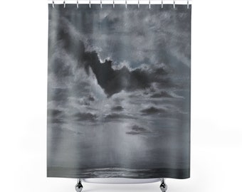 Bat Art Shower Curtain original oil painting