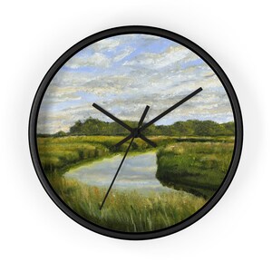 Intercoastal Waterway Ocean Seaside On A Wall clock