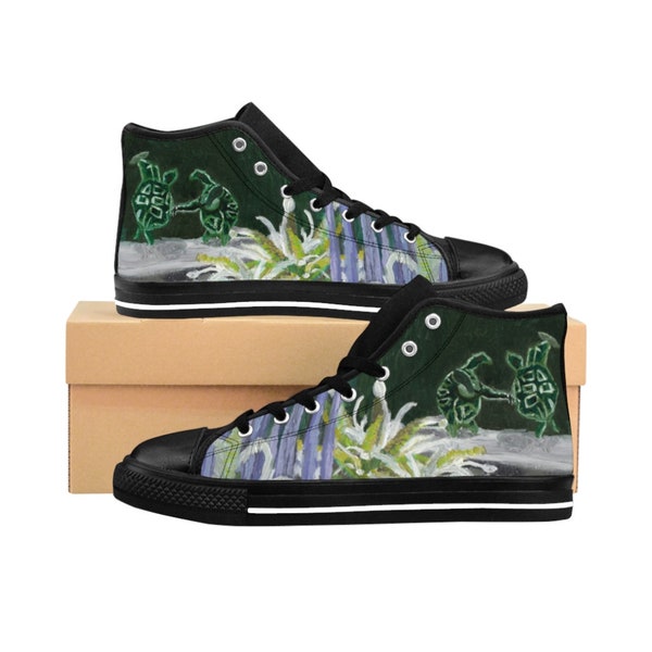 Chihuly Inspired Tropical Abstract Art Shoes