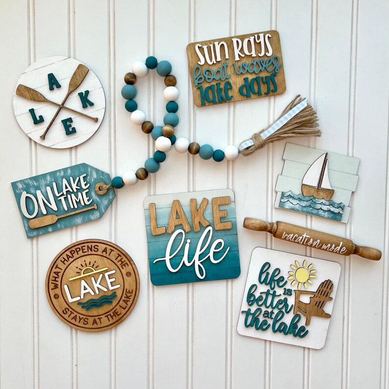 Lake Life Collection Lake Home Decor Lake House Decor Etsy