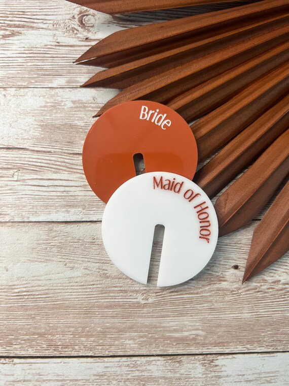 Acrylic Wedding Drink Markers Personalized Wedding Drink Etsy