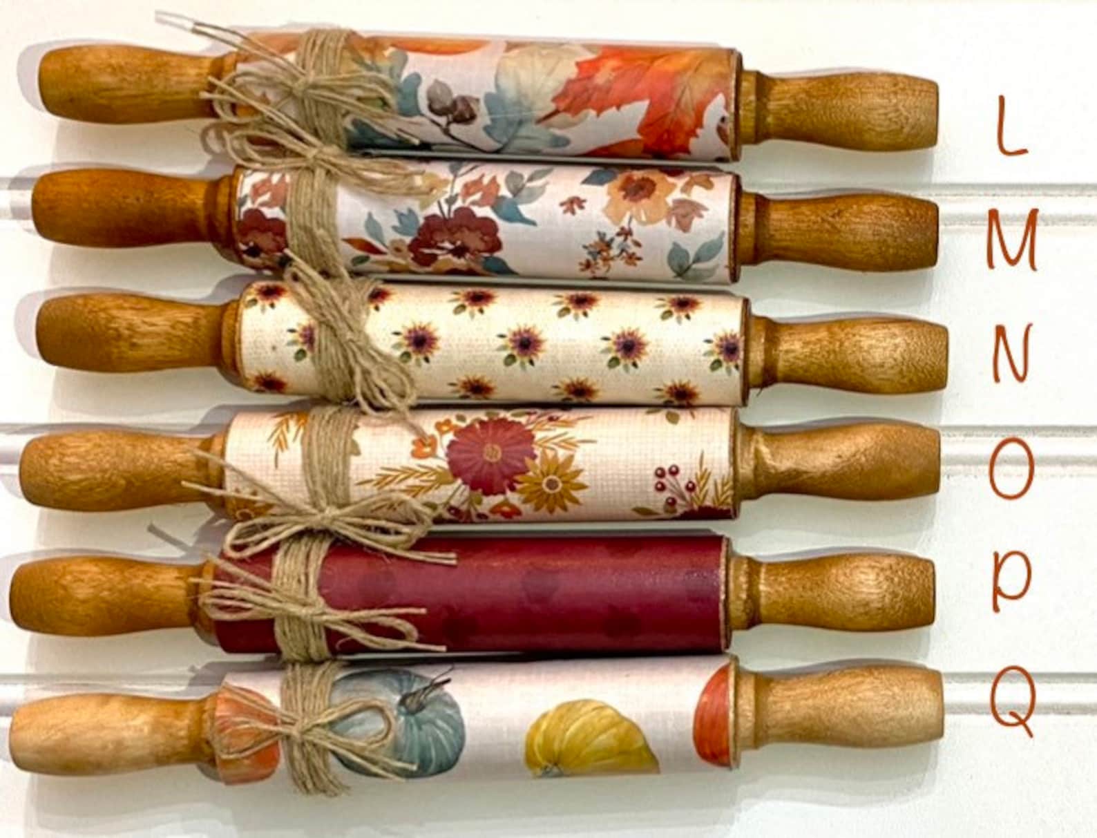 Decorative Mini Rolling Pins Etsy