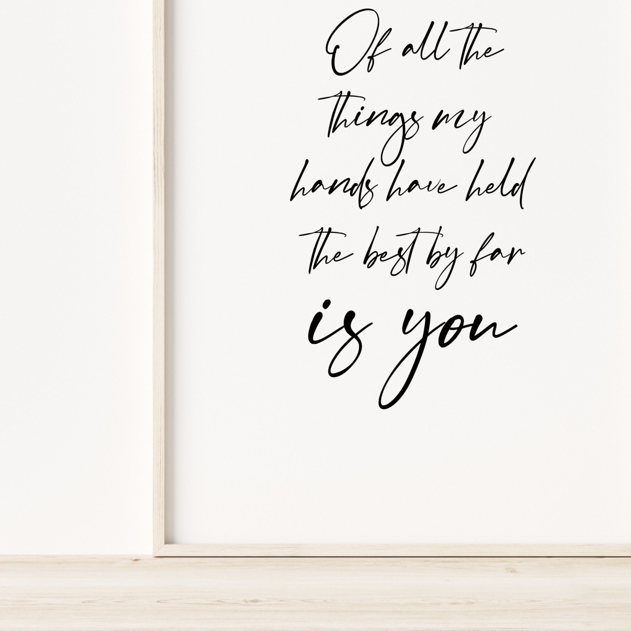 Nursery Quote Wall Hanging Digital Download Parent Child Etsy