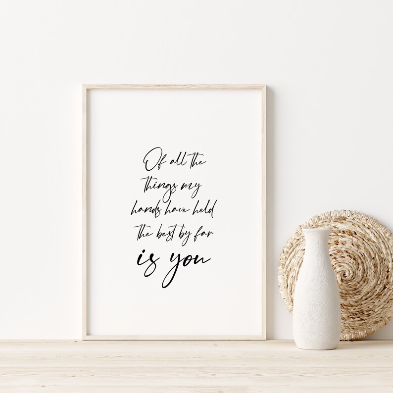 Nursery Quote Wall Hanging Digital Download Parent Child Etsy