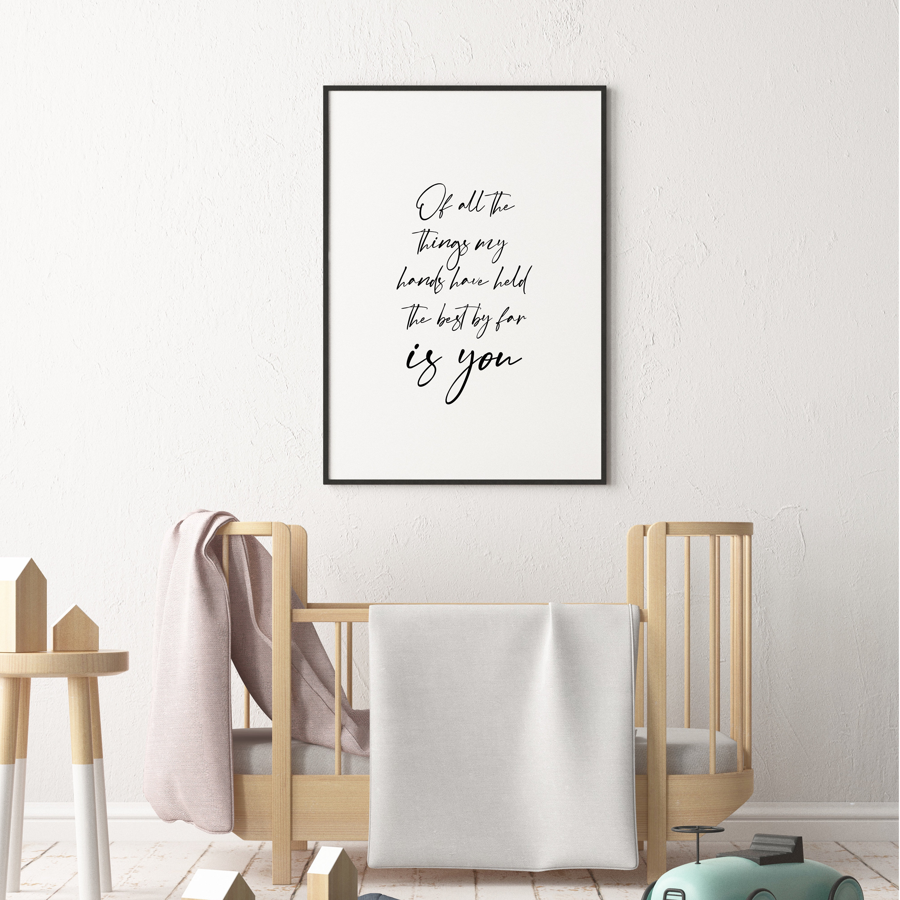 Nursery Quote Wall Hanging Digital Download Parent Child Etsy