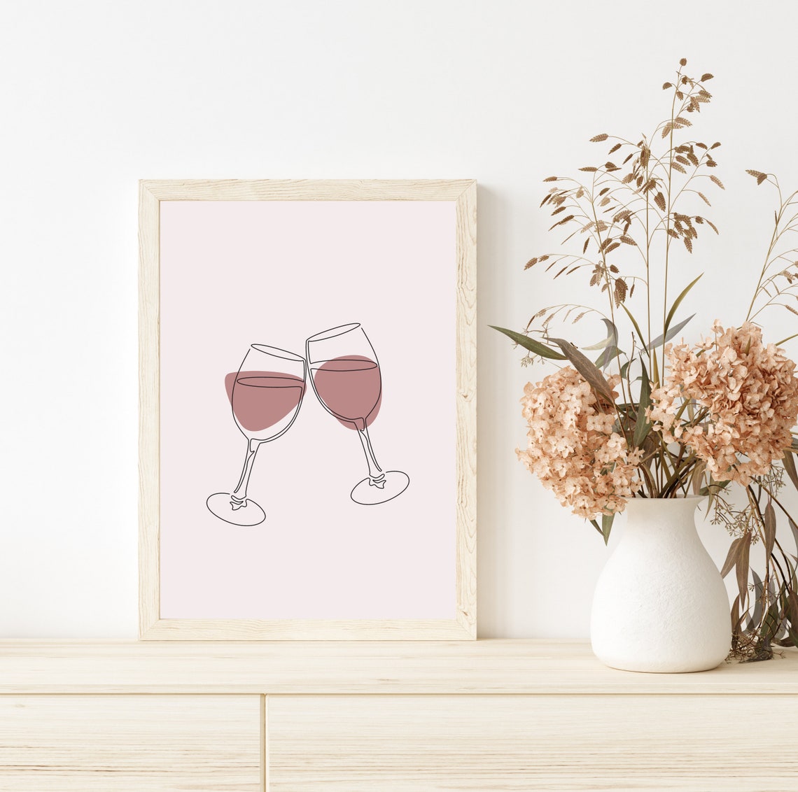 PRINTABLE WINE ART Instant Download Art Printable Cheers | Etsy