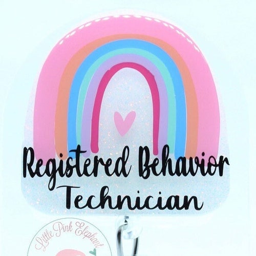 RBT Badge Reel Registered Behavior Technician Badge Reel - Etsy