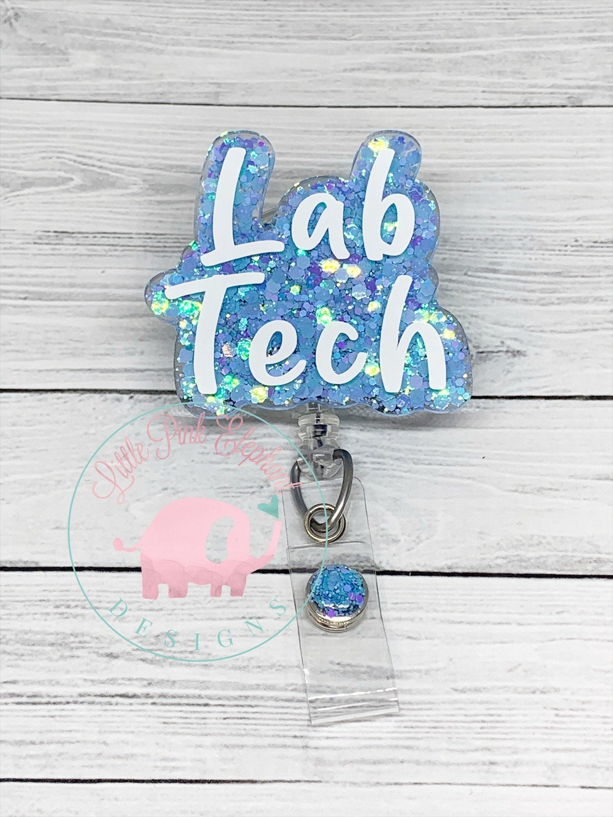 Lab Tech Badge Reel Medical Badge Reel Lab Technologist Etsy