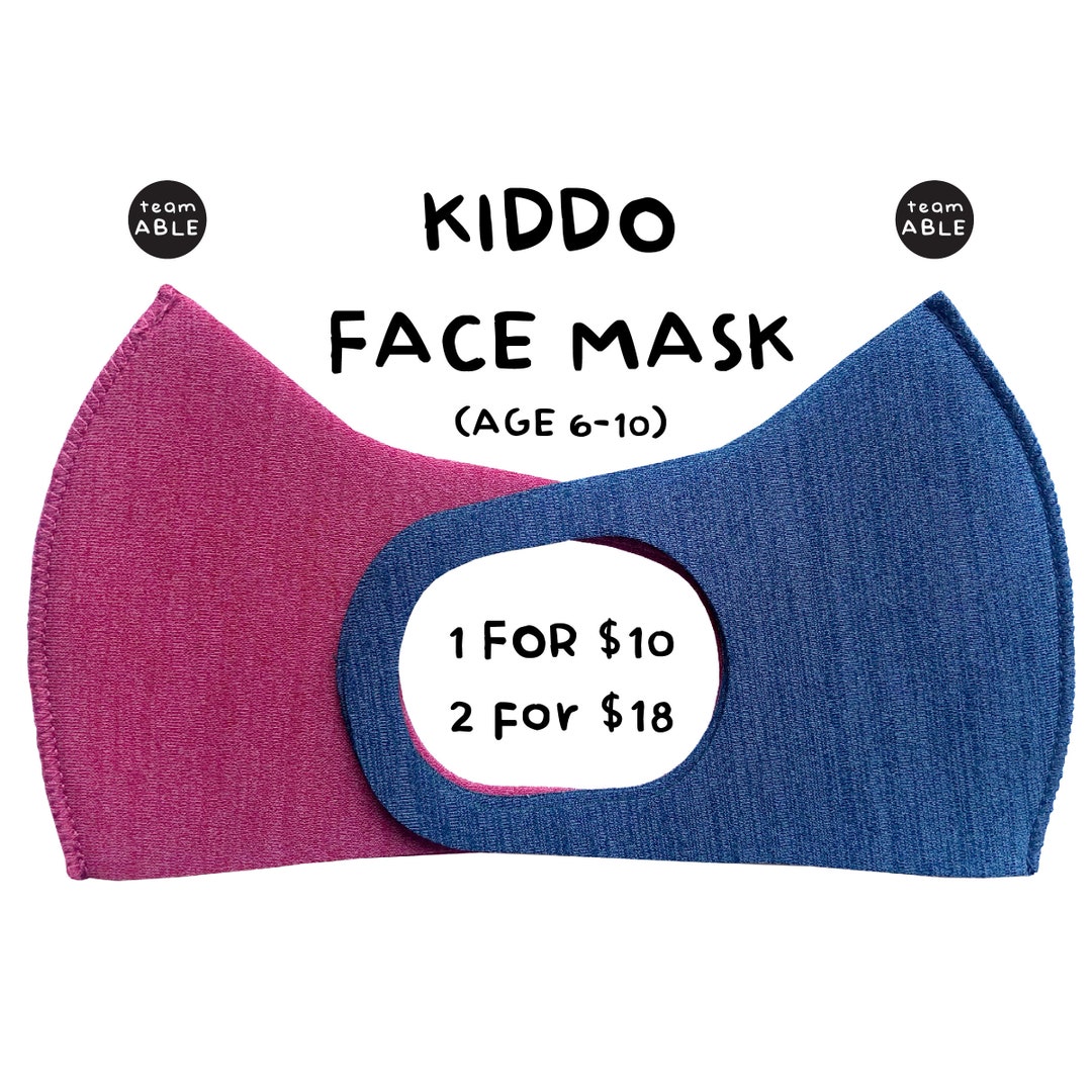Kiddo age 610 Reusable Comfy Face Mask Etsy UK