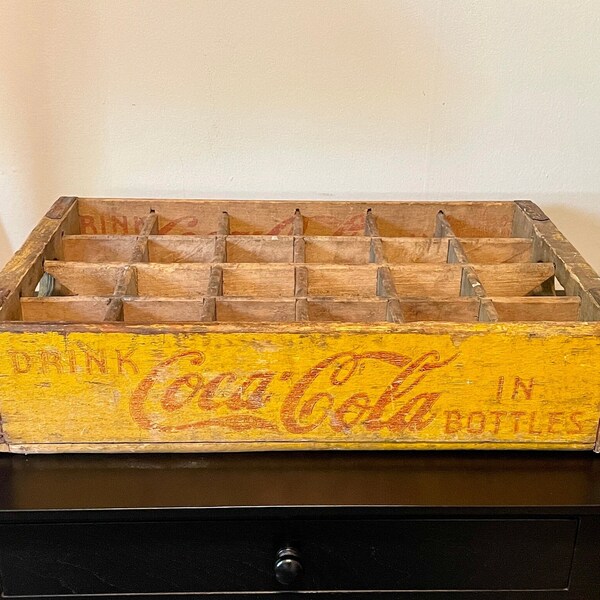 Vintage Coke Crate Etsy