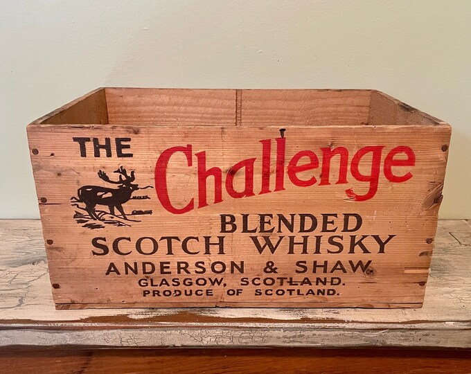 Vintage Challenge Blended Scotch Whisky Crate, the Challenge Whisky