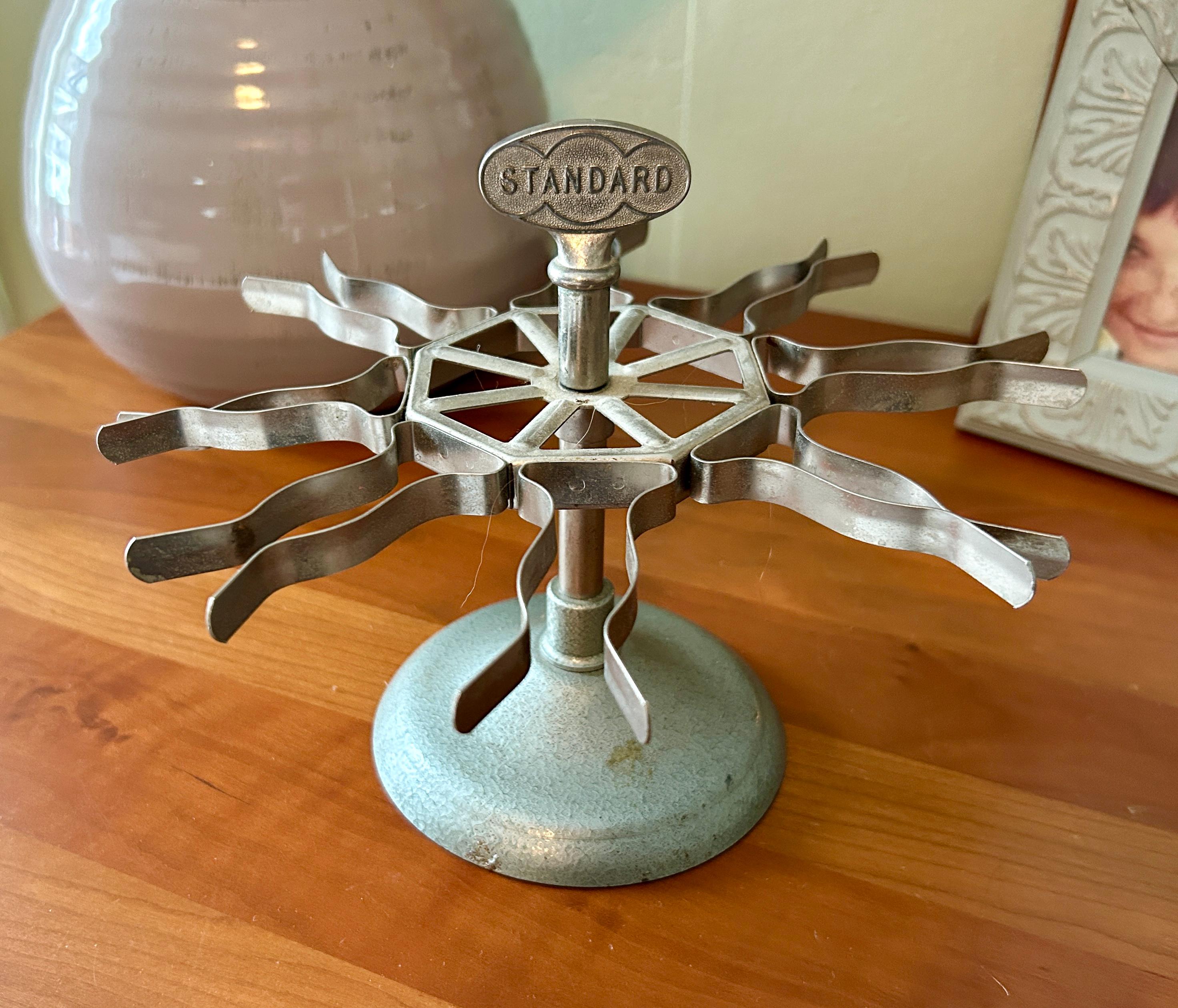 Vintage Stamp Holder, Standard Rubber Stamp Holder, Rubber Stamp