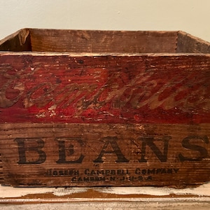 Campbells Soup Crate - Etsy