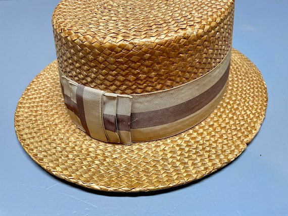 Skimmer Boater Hat, Boater's Hat, Boater's Straw … - image 7