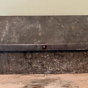 Vintage Mailbox, Mailbox, Galvanized Steel Mailbox, Vintage Post Box, Heavy Duty Mailbox, Old Mailbox, Horizontal Mailbox, House Mailbox