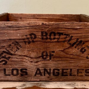 Vintage 7up Wooden Crate - Etsy