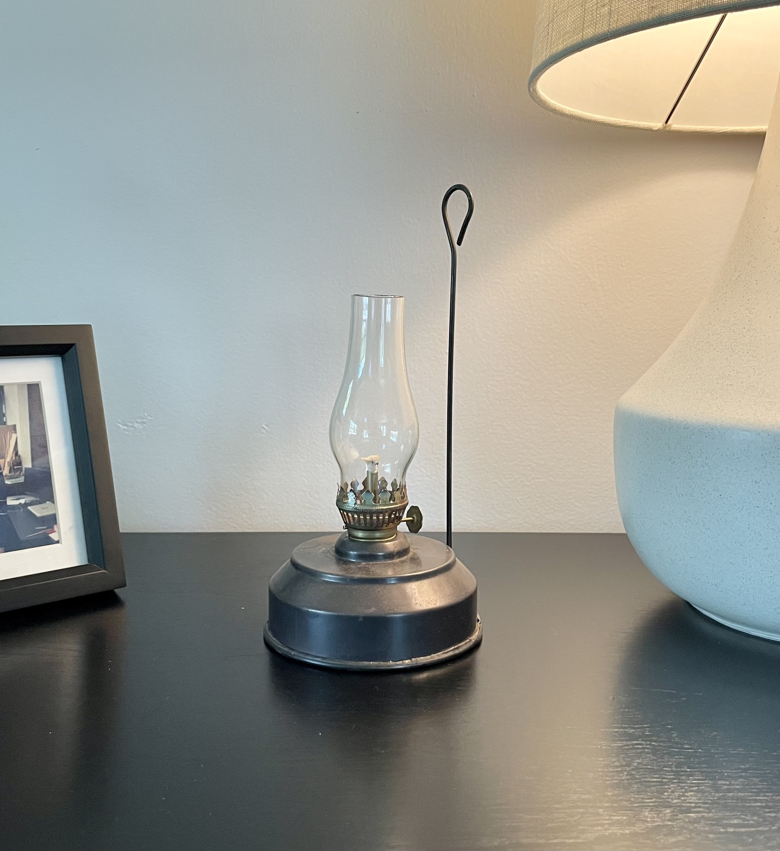Oil Lamps for Indoor Use, Kerosene Lamp Hurricane Lamp Decorative Lamplight  Chamber Glass Oil Lamp, Translucence Barn Lantern Glass Kerosene Oil Lamp  Lantern for Home Desktop Decor 