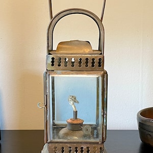 Vintage Olielampen Voor Gebruik Binnenshuis  Set Van 2 , 8 Inch Hoogte Kerosine Lamp Met Hurricane Glas