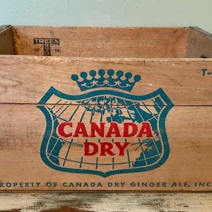 Canada Dry Crate - Etsy Canada Dry Crate - Etsy