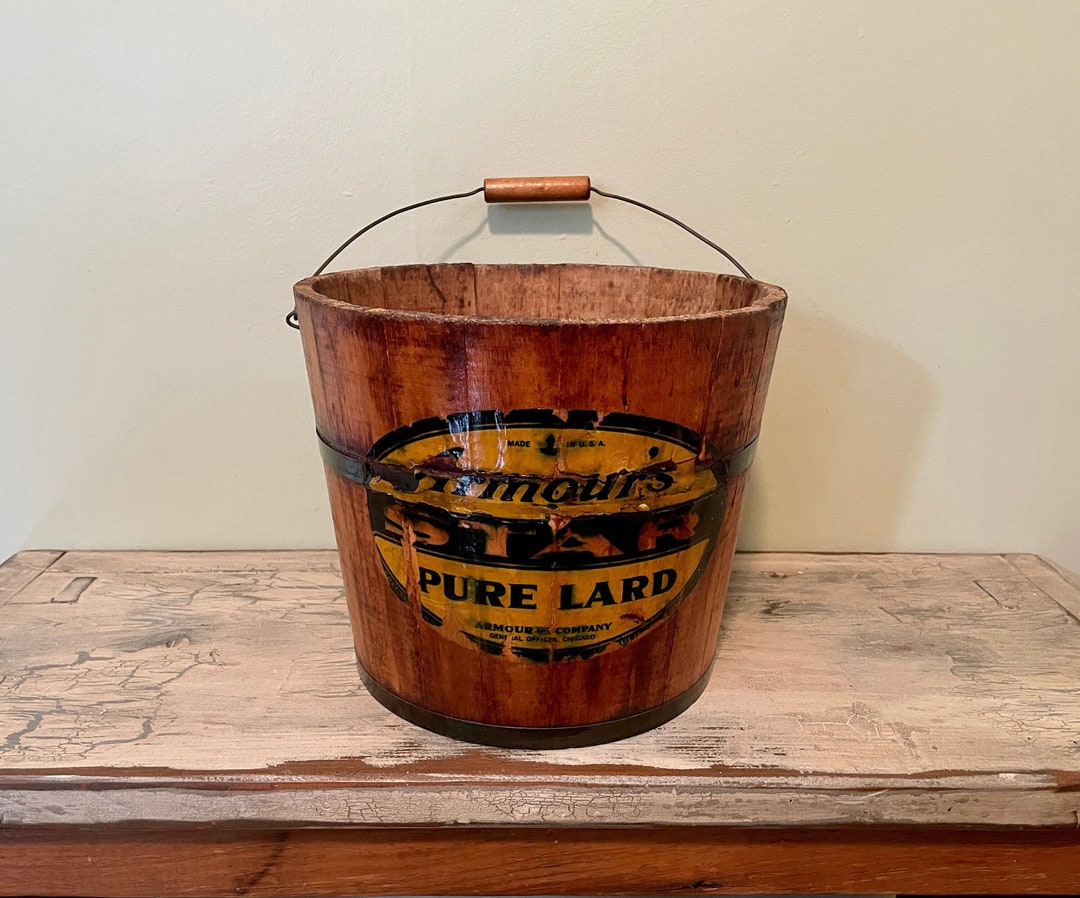 Armour's Pure Lard Armour's Chicago Lard Bucket Etsy