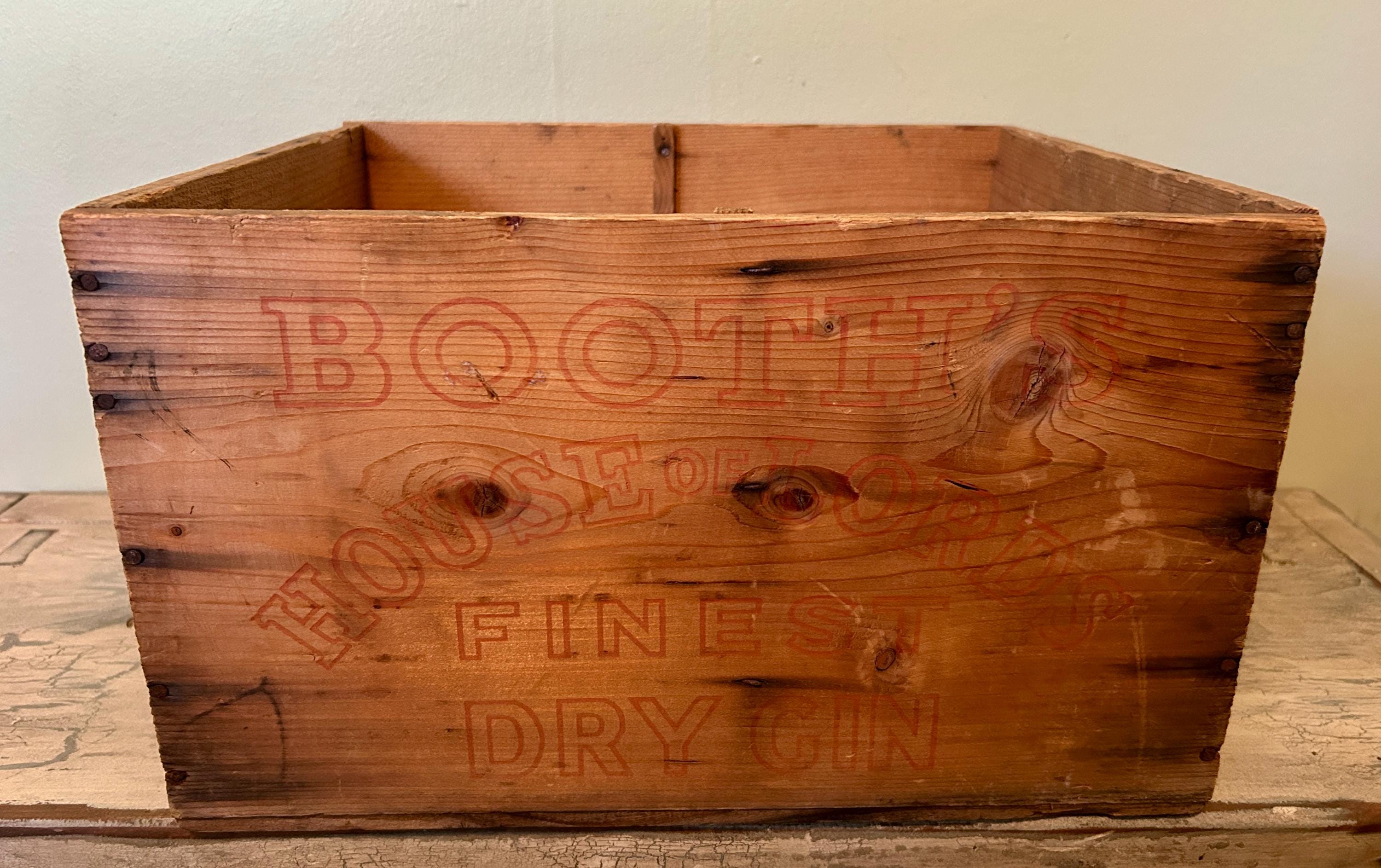 Booth's, Booth's House of Lords Dry Gin, Vintage Gin Crate, London