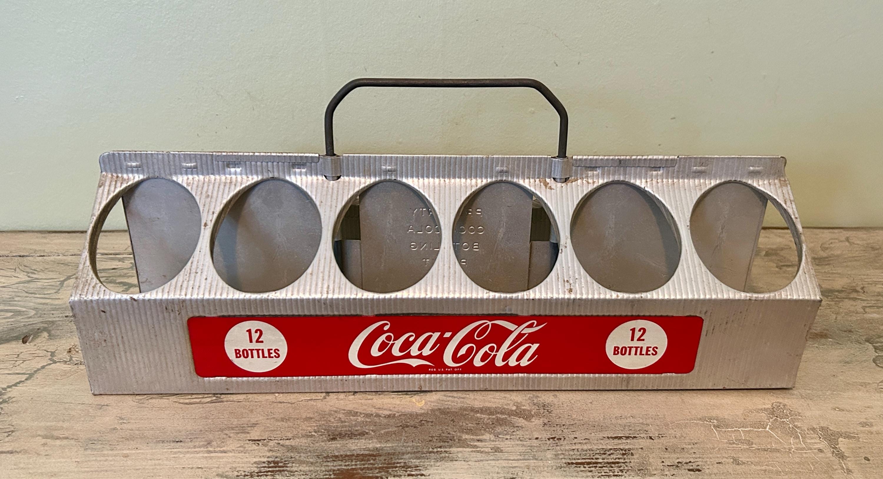 Coca Cola, Vintage Coca Cola Carrier, Coca Cola Aluminum 12 Pack