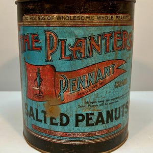 Planters Peanut Tin - Etsy