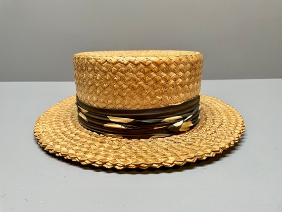 Skimmer Boater Hat, Boater's Hat, Boater's Straw … - image 4