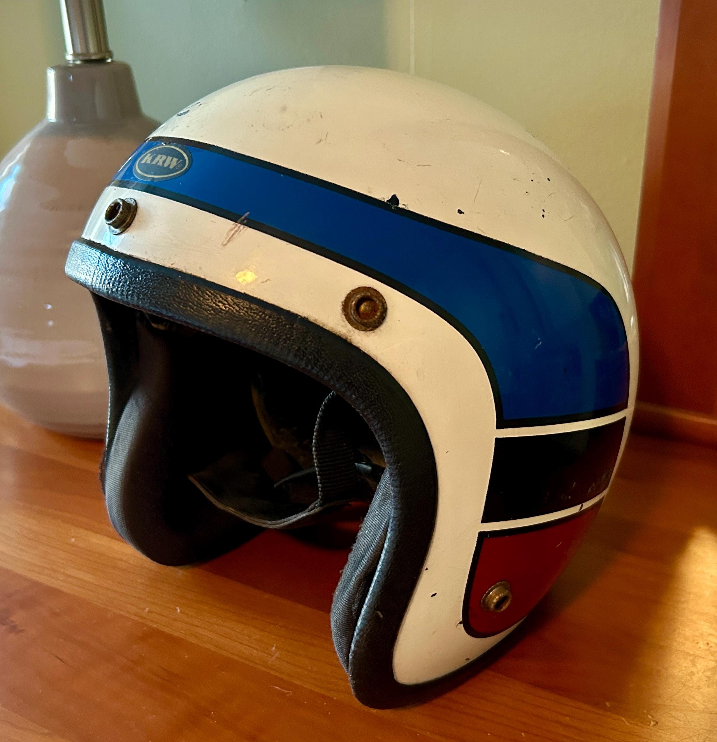 KRW MODEL-2500 ヘルメット Vintage Motorcycle Helmet, Motorcycle Helmet, KRW Model 2500