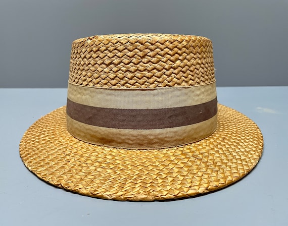 Skimmer Boater Hat, Boater's Hat, Boater's Straw … - image 4