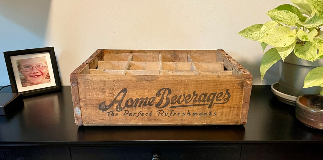Acme Beverages, Acme Beverage Crate, Winooski, Vermont, 1947, Wood
