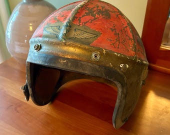 U.S. Navy Aviation Helmet, Naval Aviation, Vintage Pilot Helmet, Aircraft Deck Helmet, Vintage Military Helmet, General Textile Mills Helmet
