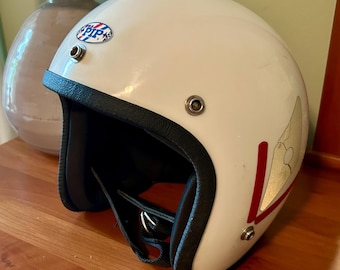 KRW MODEL-2500 ヘルメット Vintage Motorcycle Helmet, Motorcycle Helmet, KRW Model 2500